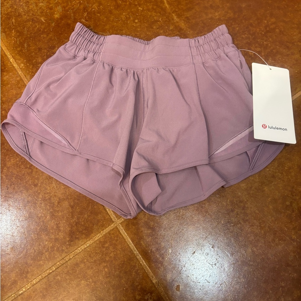 lululemon athletica Pink Athletic Shorts Moisture-Wicking